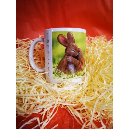 Mug décor Pâques + Prénom...