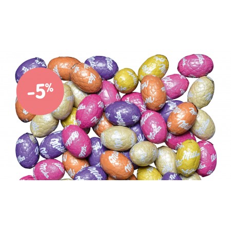 700gr Œufs praliné MILKA, - 5%