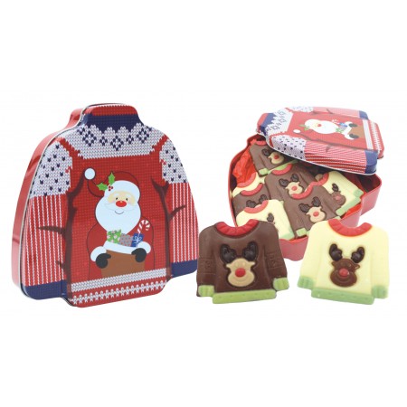 Boite métal de Noël garnie...