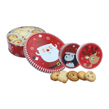Coffret métal décor Noël...