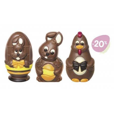Lot de 3 Moulages x55 g -20%