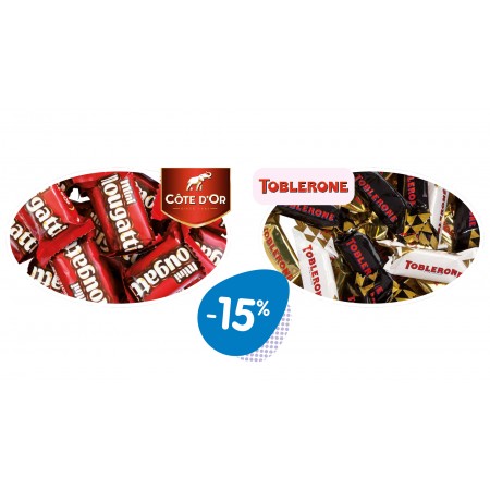 Lot de 20 Toblerone + 14...