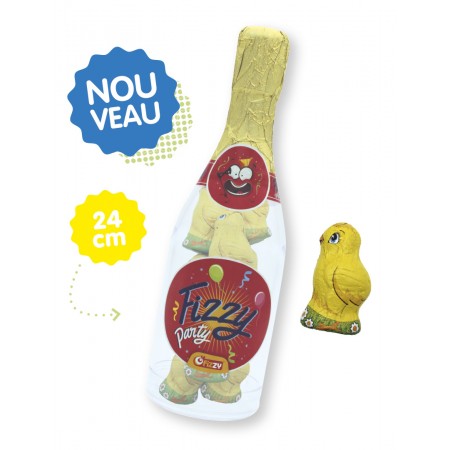 Bouteille garnie 8 poussins...