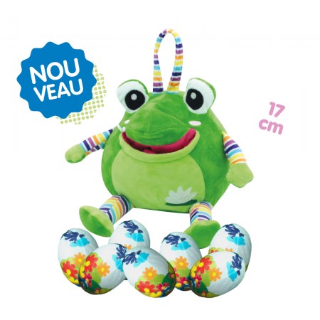 Peluche grenouille garnie