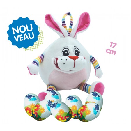 Peluche lapin garnie