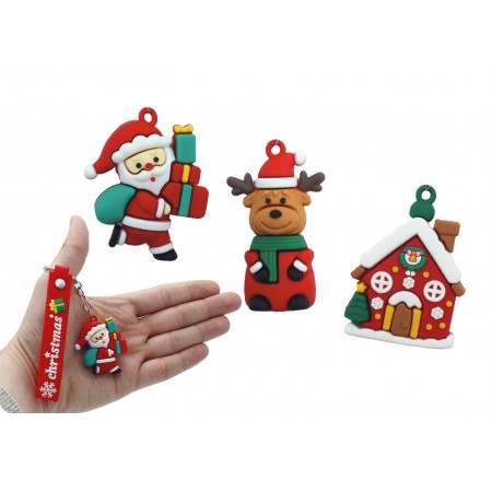 Porte clés Noël avec bracelet