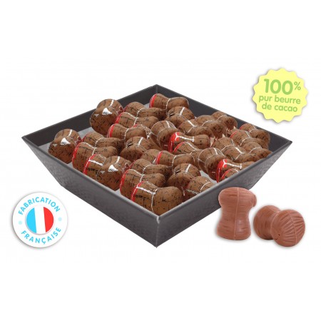 Corbeille carton garnie de...