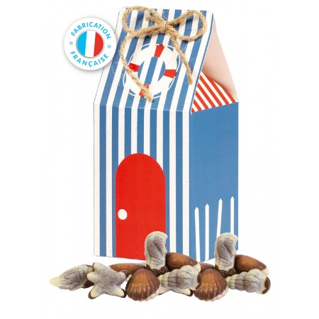 CABINE DE PLAGE GARNIE DE...