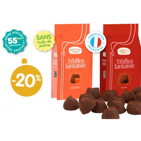 LOT DE 2 SACHETS DE TRUFFES...