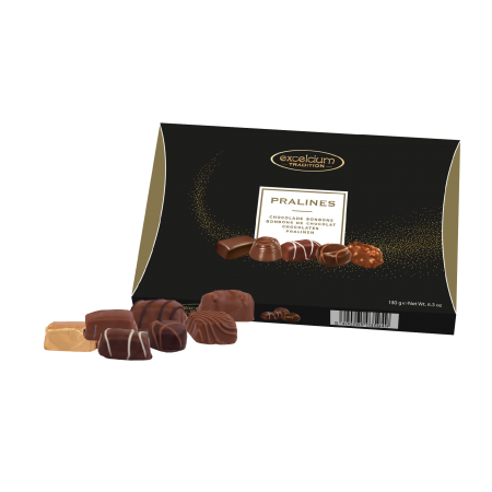 Boite chocolats assortis 180g