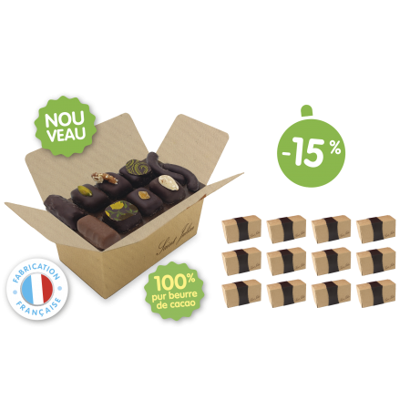 Lot 12 ballotins Chocolats...