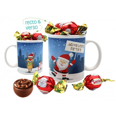 Mug Noël décor Père Noël et...