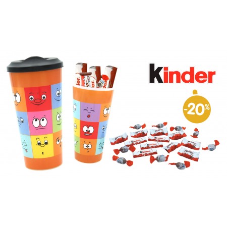 Lot de 2 gobelets garnis de...