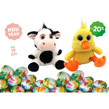 Lot 1 vache + 1 poussin...