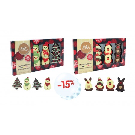 1 Etui cadeau sapins et...