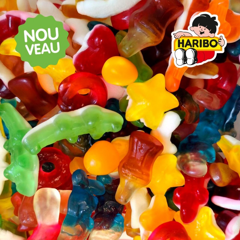 Pour 2 Réfs. Haribo Achetées  1 sac à dos  offert - Pour 3 Réfs. 1 jeu de 7 familles offert