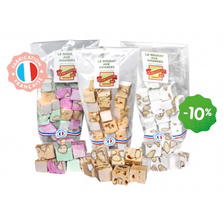 Lot de 2 sachets Nougat...