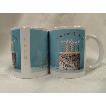 Mug Anniversaire (gâteau)...