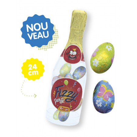 Bouteille garnie 8 oeufs 12.5g
