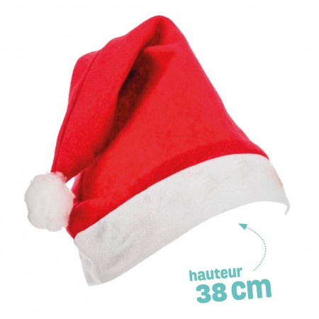Bonnet feutrine rouge