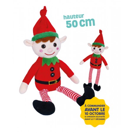 Peluche lutin farceur 50cm