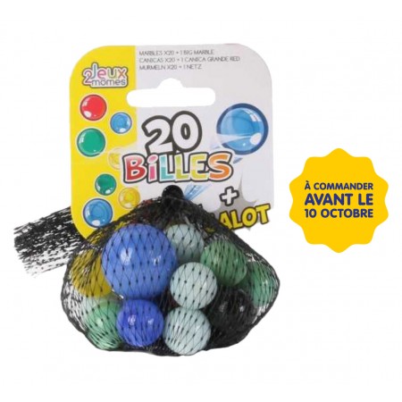 Filet de 20 Billes et 1 Calot
