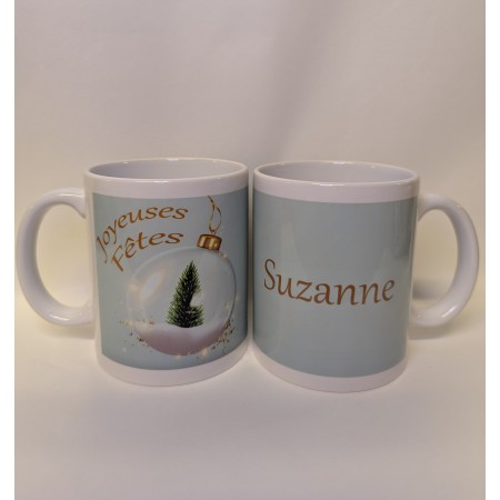 Mug prénom typé Noël garni...