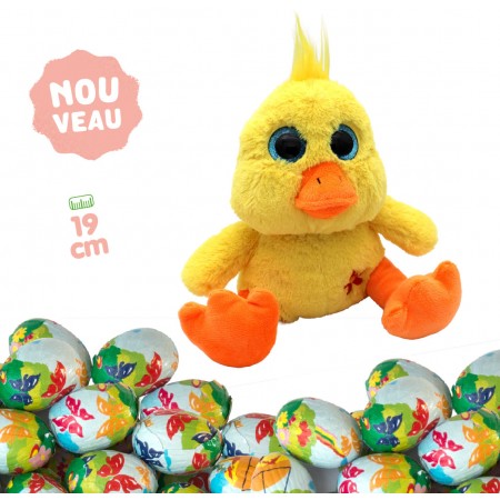 Peluche poussin gros yeux...